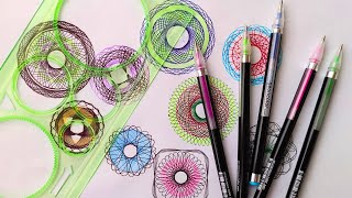 Drawing with a SPIROGRAPH ASMR [upl. by Neddie]