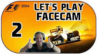 Lets Play F1 2014 Deutsch Part 2 Das Szenario in Australien Facecam German [upl. by Zoi]