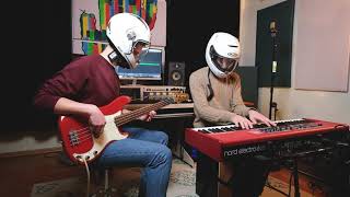 JorgeByMoroder  Giorgio By MoroderDaft Punk PianoBass cover [upl. by Ahseinek]