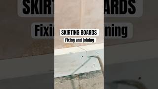 Fixing and joining skirting boards and architraves [upl. by Enniotna256]