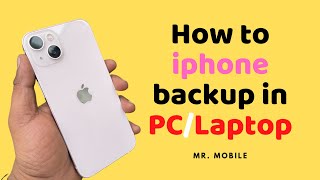 How to Backup and Restore iPhone Files on PCLaptop in Hindi [upl. by Rissa]