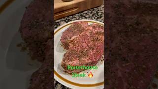 Porterhouse steakhow do you like your steak cooked 🔥 [upl. by Noelle]