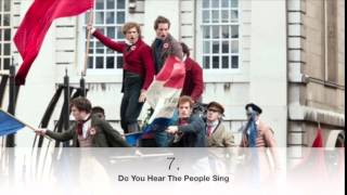 Top 10 Les Miserables Songs [upl. by Ilarin638]