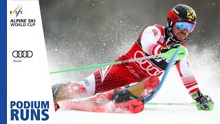 Marcel Hirscher  Mens Slalom  Zagreb  1st place  FIS Alpine [upl. by Esineg]