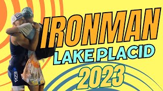 IRONMAN LAKE PLACID 2023  RACE DAY [upl. by Hctud]