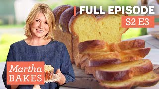 Martha Stewart Bakes Brioche Bread 4 Ways  Martha Bakes S2E3 quotBriochequot [upl. by Danice]