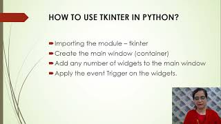 How to use Tkinter in python  Python  Thakur College  Rimsi D [upl. by Herve]