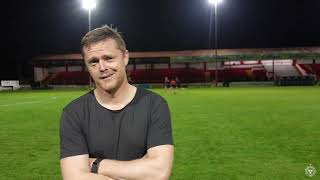 Post Match Damien Duff  Shels 21 St Pats [upl. by Dnaloy]