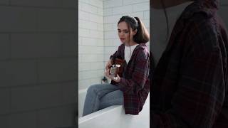 Singing in the bathroom 🎶 guitar songcover carlabruni frenchsong [upl. by Ruthanne]