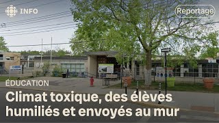 Québec ordonne une enquête sur 11 enseignants d’une école primaire de Montréal [upl. by Trebo]