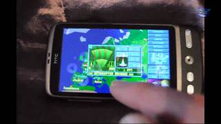 XCom UFO Defence Enemy Unknown Running On Android HTC Desire  ADosBox [upl. by Yendyc941]