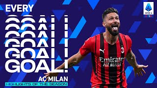 The goals that won the title  Every Milan Goal  Highlights of the season  Serie A 202122 [upl. by Elatan]