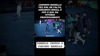 DEMBELE CHUTOU O JUNINHO MANELLA shorts futebol humor [upl. by Edgell]