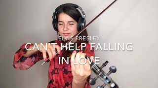 Cant Help Falling In Love Elvis Presley Violin Cover Barbara Krajewska [upl. by Anahgem]