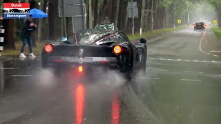 Ferrari LaFerrari Aperta  Powerslides amp Brutal Accelerations [upl. by Jocelin]