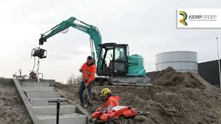 Kobelco SK85MSR7 voor Kees van Kessel Infra [upl. by Pack33]