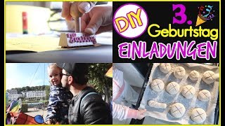 JOGHURT BRÖTCHEN selber machen  DRACHENFEST  DIY Einladungskarten  FamilyVlog 230 [upl. by Conah426]