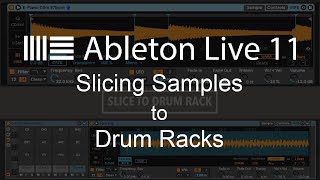 Ableton Live 11 Tutorial  Slicing Samples to Drum Racks [upl. by Brodench]