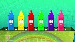 Crayons Color Song  Learn Color For Children  Kindergarten Nursery Rhyme Videos by Kids Baby Club [upl. by Enirak]