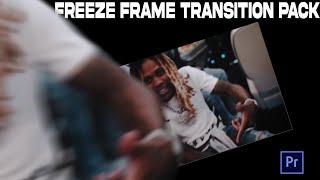 Free freeze frame transition pack for premiere Pro [upl. by Anigue]