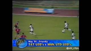 Dwight Yorke HatTrick v Man Utd U20s 1991 [upl. by Rozanna]