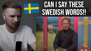 Reaction To Hipp Hipp  Svenska för nybörjare Swedish Comedy [upl. by Inaoj945]