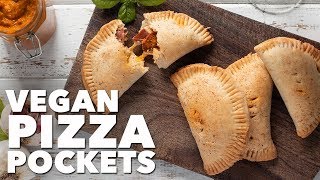 Vegan Pizza Pockets  Two Market Girls [upl. by Amador515]