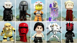 All Characters Showcased in LEGO Star Wars The Skywalker Saga [upl. by Saucy]