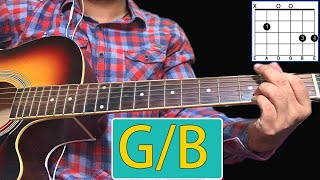 How to Play GB Chord on Guitar  Beginners Guitar Lessons [upl. by Esertap]