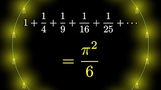 Why is pi here And why is it squared A geometric answer to the Basel problem [upl. by Noella]