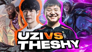 UZI VS THESHY  WBG VS EDG  CAEDREL [upl. by Ailhat128]