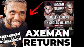 Nicholas “Axeman” Walters Returns Against Joseph Adorno On Probox TV [upl. by Wiseman]