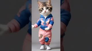 Smart Cute Cat Dance lovelycat cute cat [upl. by Nosila904]