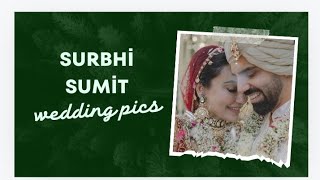 Surbhi Jyoti wedding pictures surbhijyoti sumitsuri weddingbells [upl. by Lagas963]