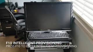 F10 Intellignet provisioning from boot overview HP Proliant g8 dl360p [upl. by Wolk]