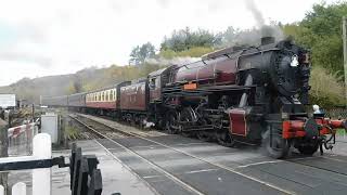 NYMR Autumn October Services At Levisham Station 2024 [upl. by Edholm]