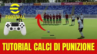 eFOOTBALL 2022  COME TIRARE CALCI DI PUNIZIONE PERFETTI  TUTORIAL [upl. by Kornher]