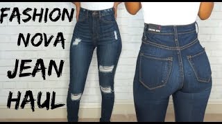 FASHION NOVA JEANS TRY ON [upl. by Netniuq351]