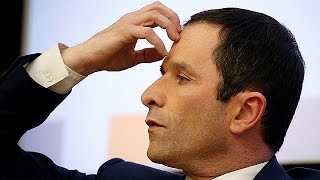 Frankreich Präsidentschaftskandidat Hamon kämpft gegen Spaltung der Sozialisten [upl. by Pembroke]