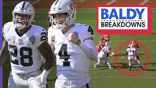 How the Raiders SHOCKED the Chiefs at Arrowhead  Baldy Breakdowns [upl. by Tierell]