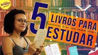 5 LIVROS PARA ESTUDAR PARA O ENEM [upl. by Malin656]