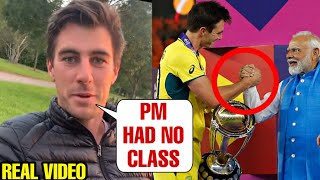 Pat Cummins Angry Reply to PM Narendra Modi About Trophy Ceremony of World Cup 2023 Final [upl. by Weitman182]