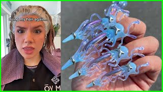 🏵️ NAIL ART STORYTIME TIKTOK 🏵️ NEW Bailey Spinn Idol  POVs Tiktok 42 [upl. by Selig493]