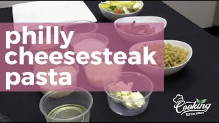 How To Make Philly Cheesesteak Pasta [upl. by Edmead784]