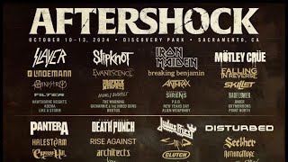 Aftershock Festival 2024 Lineup Reveal  BLIND REACT 🤘🏻🎶🐻💀✨🔥 [upl. by Felise]