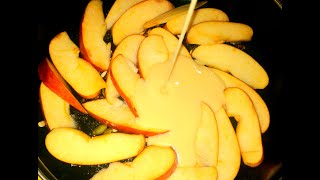 You need just 1 Apple apple pancake receipe receipe channel [upl. by Nalaf]