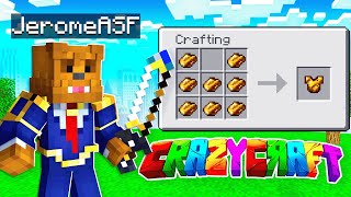 Creating OVERPOWERED ARMOR In Minecraft CRAZY CRAFT [upl. by Ahsiad]