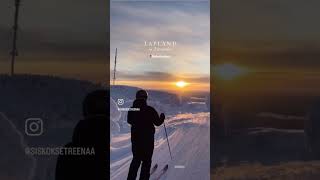 Ruka Lappi näyttää ihan just tältä⛷️💯 visitfinland winterwonderland lapland skiing winter [upl. by Palecek]