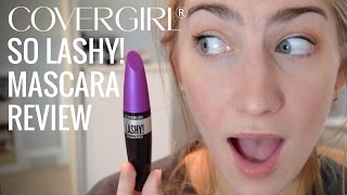 NEW COVERGIRL So Lashy Mascara Review [upl. by Clemmie110]