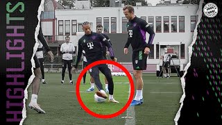 Nasty Nutmegs amp Great Finishes 🥜🥶  Best of FC Bayern Training in October [upl. by Ahsieni]